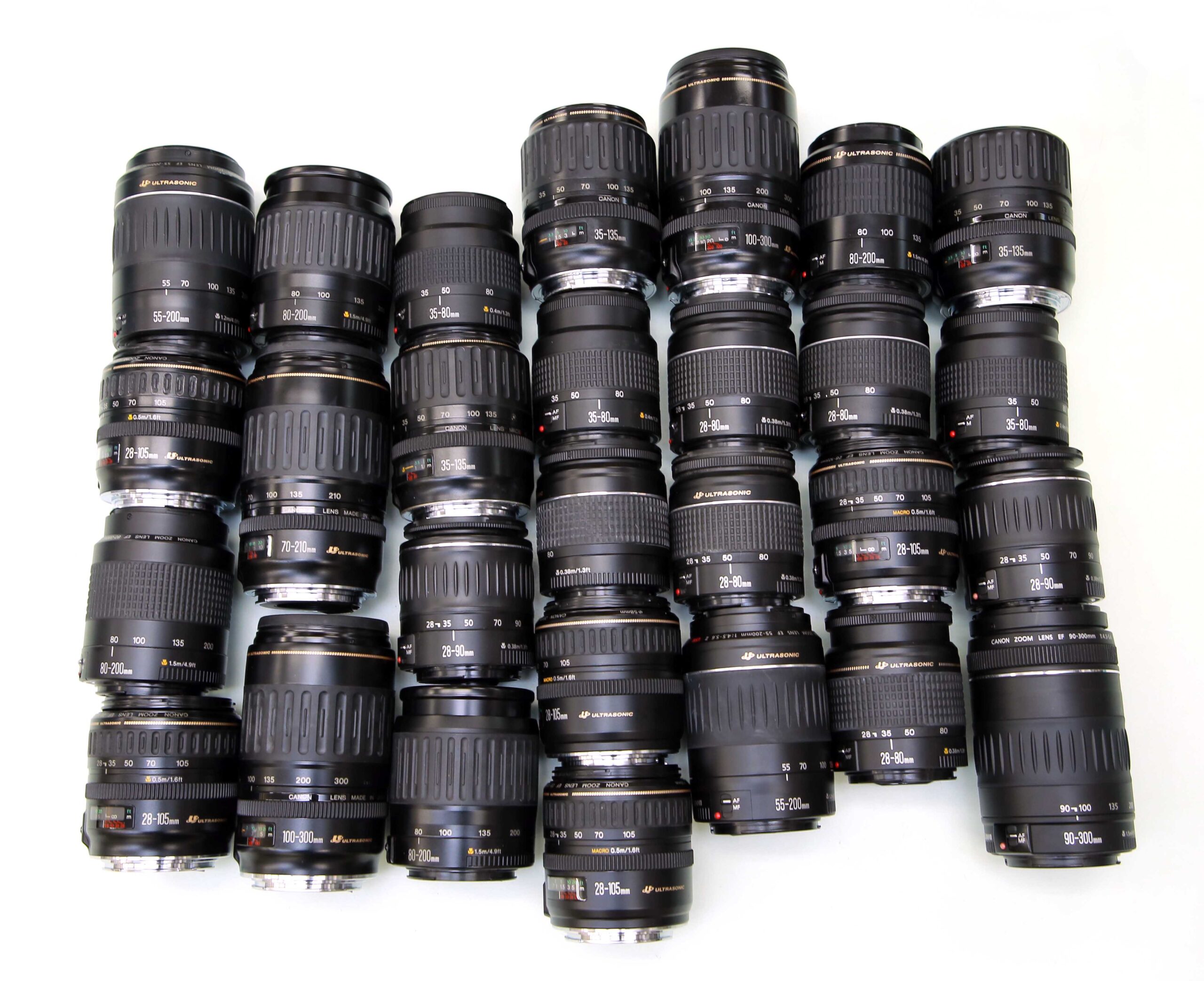 CANON EF レンズ まとめて 28点 100-300 90-300 28-105 28-80 35-135 など