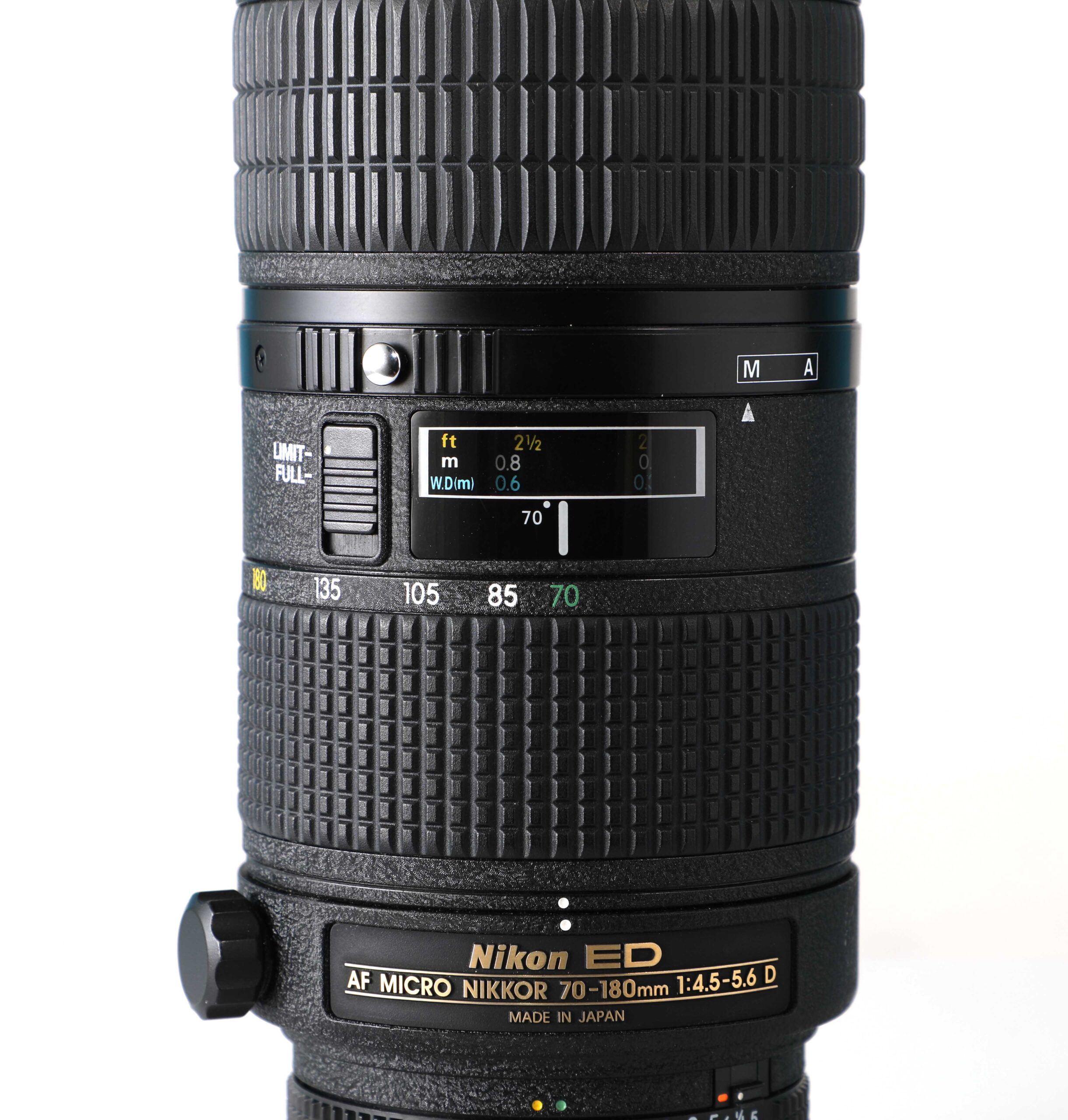 NIKON AF MICRO NIKKOR 70-180mm F4.5-5.6 D ED