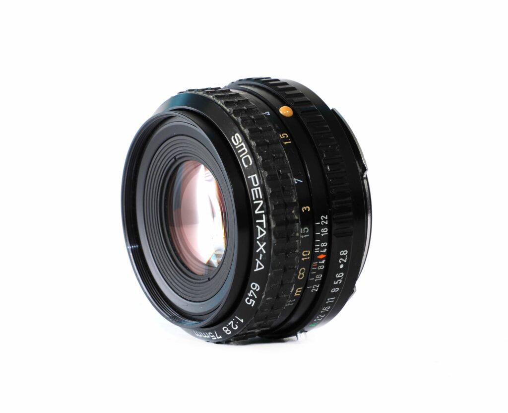 【美品】ペンタックス　SMC PENTAX-A 645 75mm f2.8 ペンタックス 645 smc PENTAX-A 75mm F2.8付 極上美品 - 日進堂