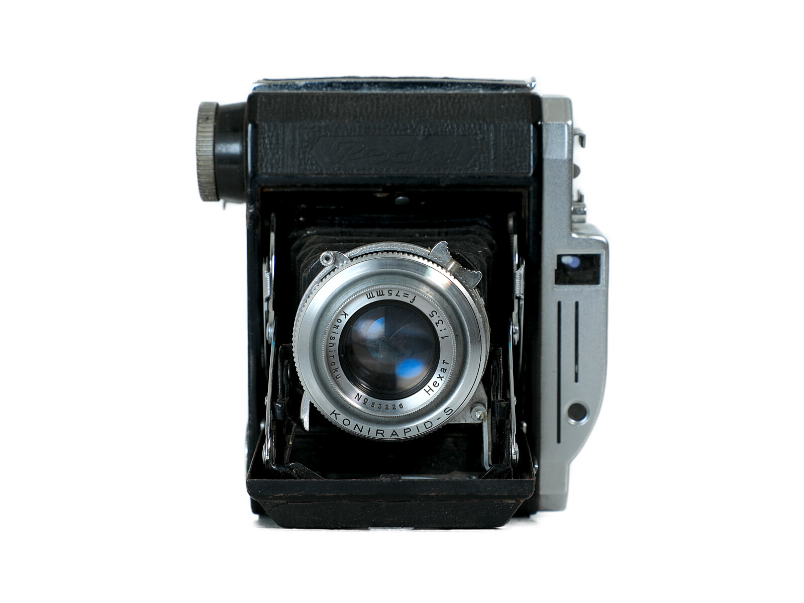 KONICA コニカ Pearl III Hexar Konishiroku 75mm F3.5